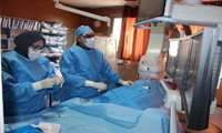 انجام عمل آنژیوپلاستی شریان کاروتید مغزی در مرکز آموزشی درمانی شهید بهشتی